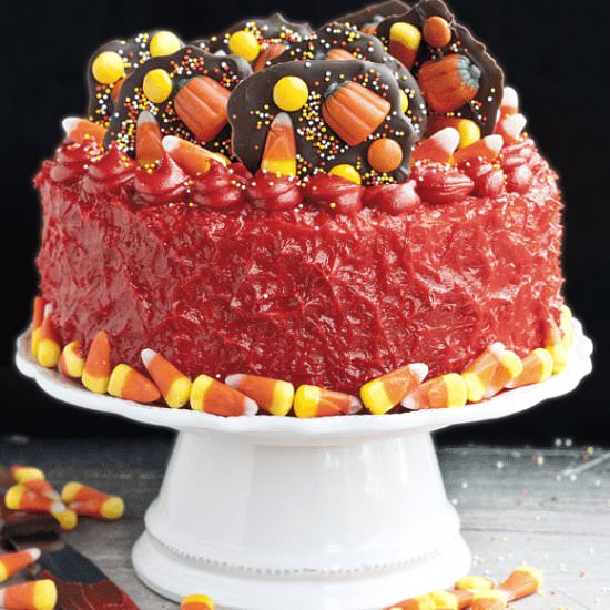 Halloween Candy Cake