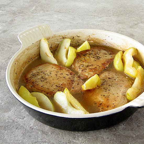 Pork Chops and Apples