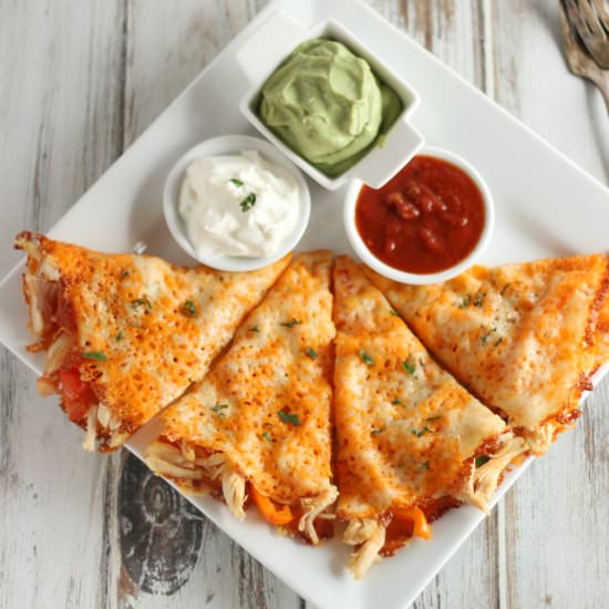 Keto Chicken Quesadilla