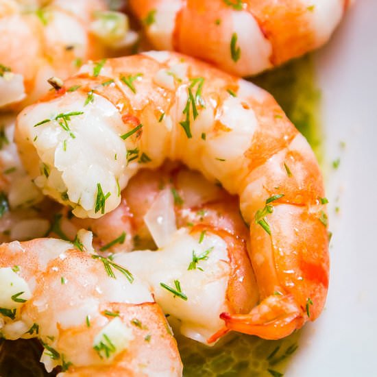 Garlic Shrimp with Lemon