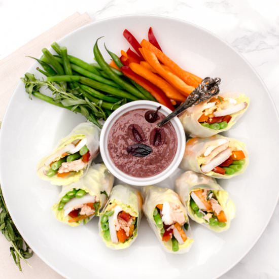 Tuna Nicoise Spring Rolls