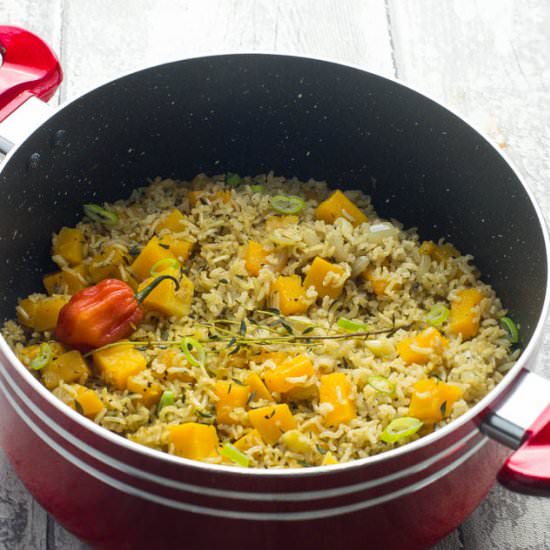 Pumpkin rice