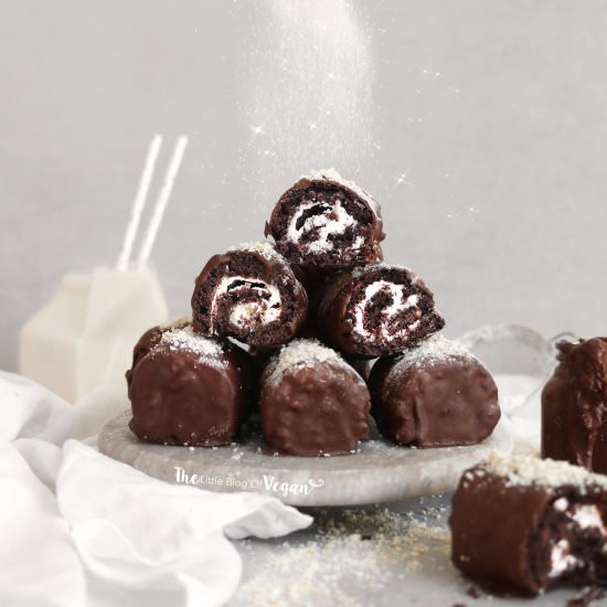 Mini swiss rolls