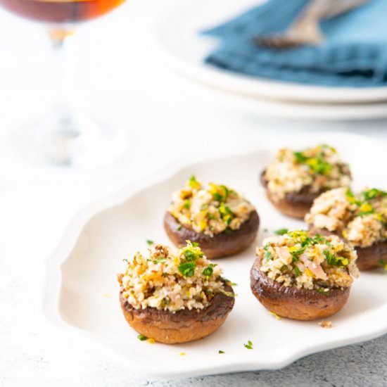 Spanish Stuffed Mushrooms