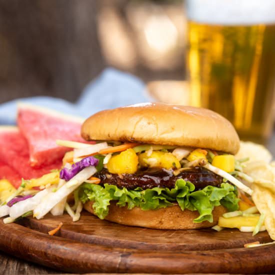 Jamaican Black Bean Burgers