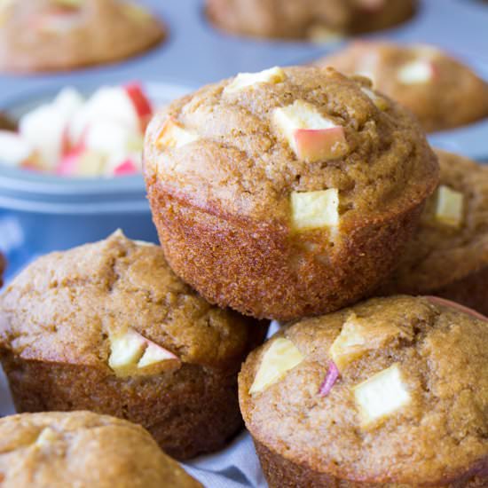 Healthy Apple Muffins