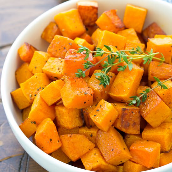 Easy Roasted Butternut Squash