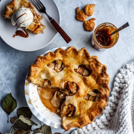 Salted Caramel Apple Pie