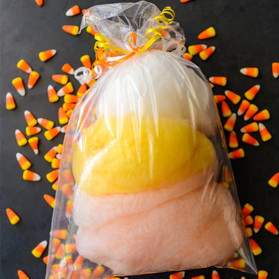 Candy Corn Cotton Candy