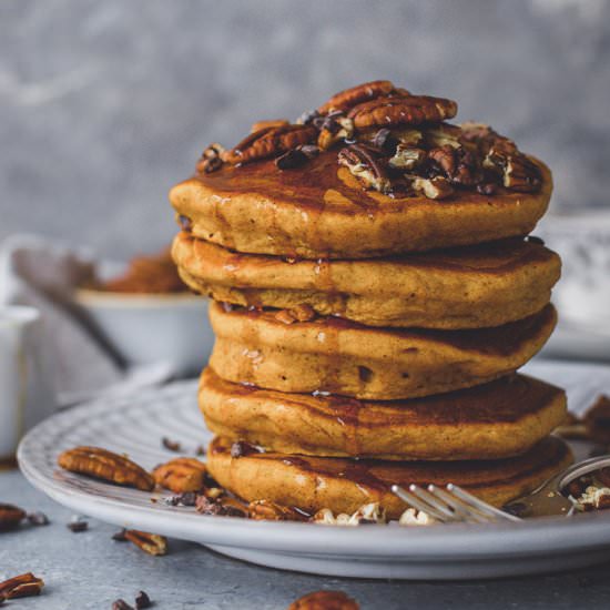 Vegan Pumpkin Pancakes