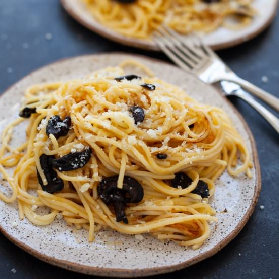 Vegetarian Mushroom Carbonara