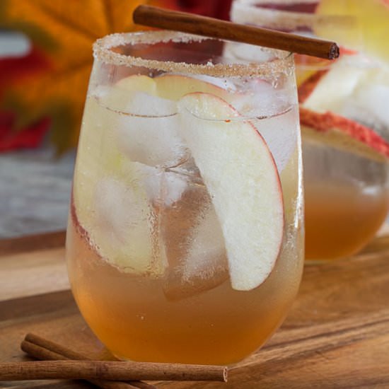 Apple Cinnamon Gin Fizz