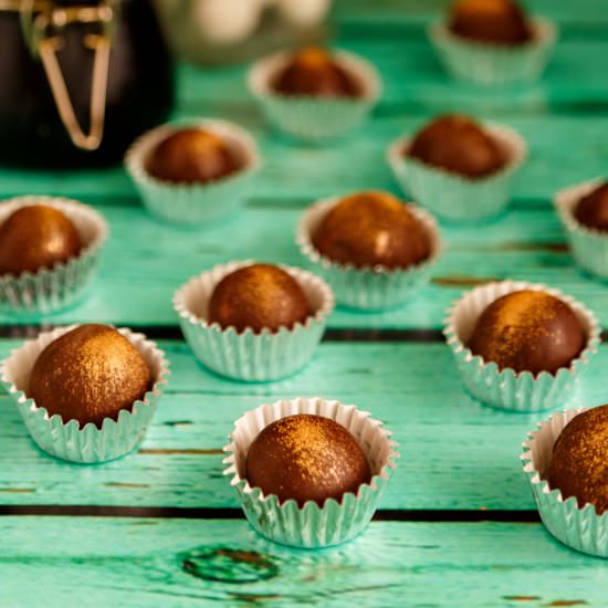 Homemade Marzipan Truffles