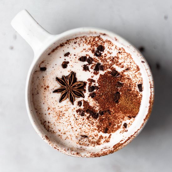 Vegan Chai Hot Chocolate