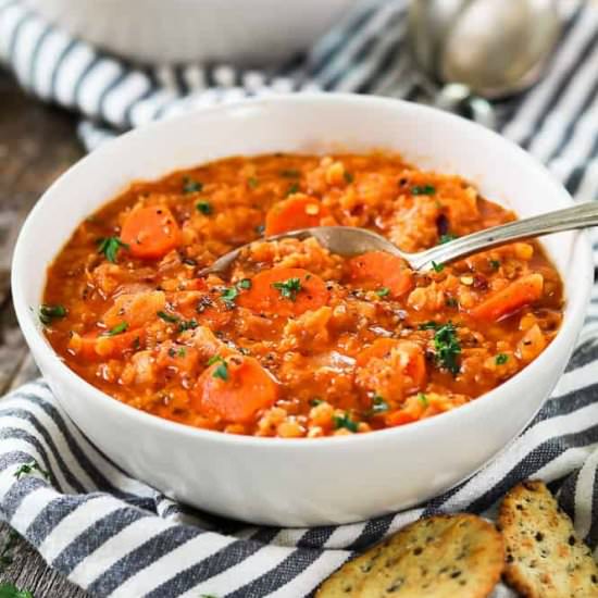 Hungarian Red Lentil Soup