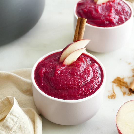 Beet and Carrot Veggie Applesauce