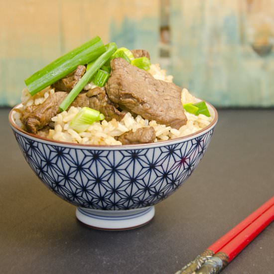 Easy Stir-Fry Beef Fried Rice