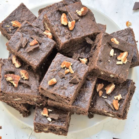 Vegan Brownie with Peanuts