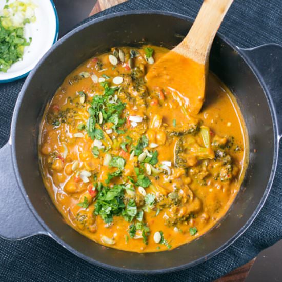 One Pot Pumpkin Curry