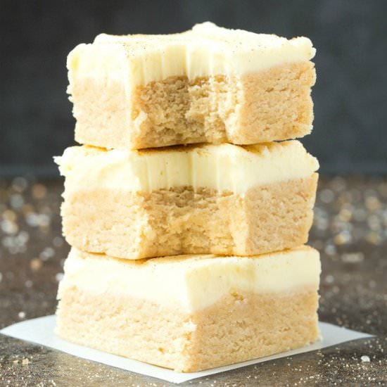 No Bake Cinnamon Roll Bars