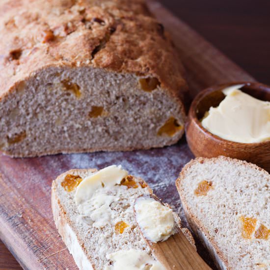 Apricot and Walnut Rye Bread