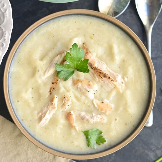 Creamy Chicken Cauliflower Soup