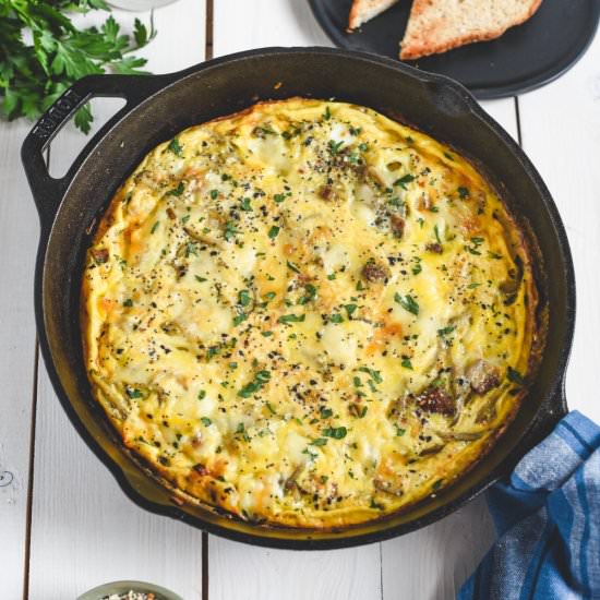 Sausage and Potato Frittata