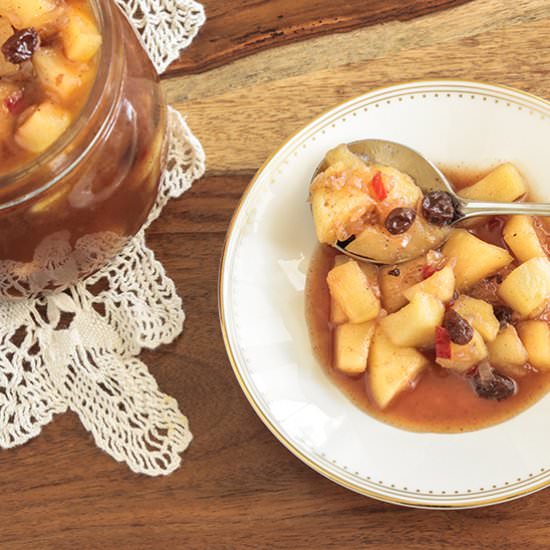 Spicy Chunky Apple Chutney