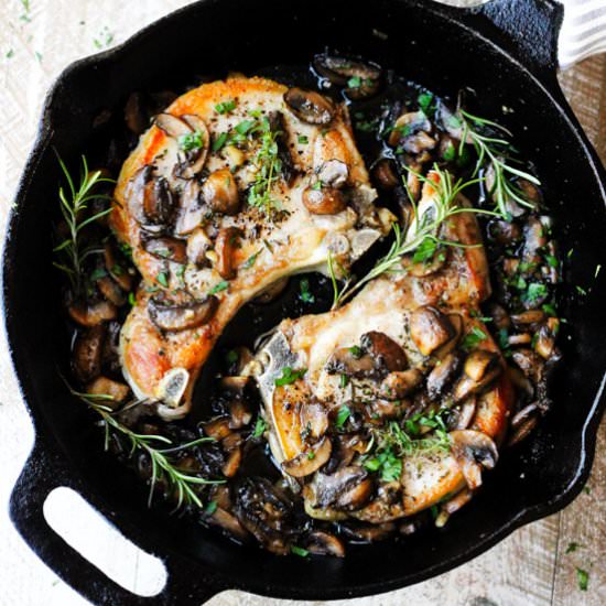 Mushroom Pork Chops
