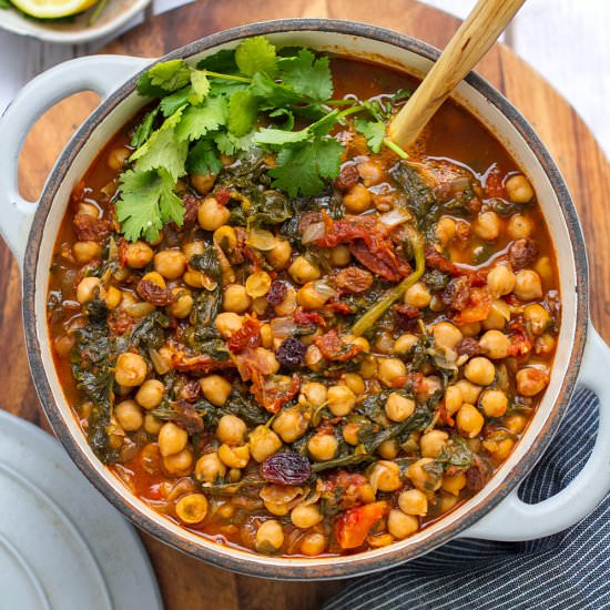 Instant Pot Moroccan Chickpea Stew