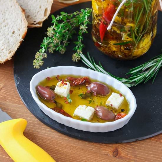 Marinated Feta with Olives