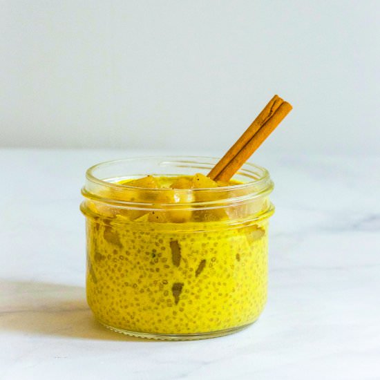 Golden Chai Chia Pudding