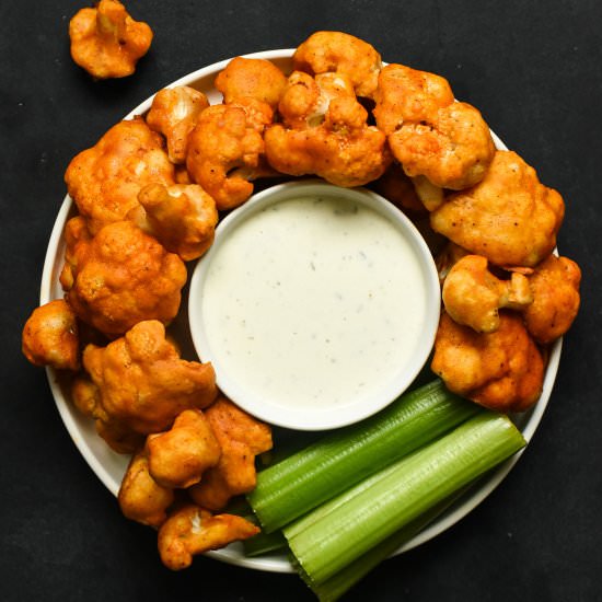 GF Cauliflower Buffalo “Wiings”