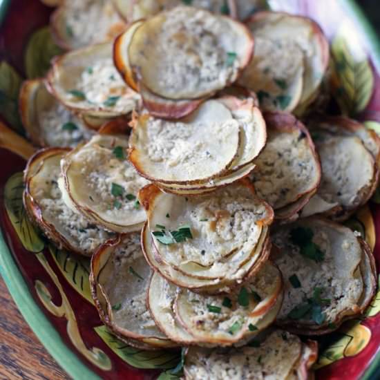 Boursin Butter Potato Stacks