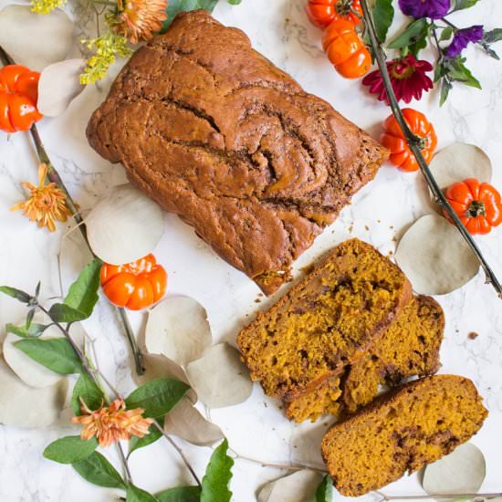 Cinnamon Swirled Maple PumpkinBread