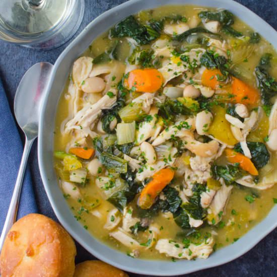 Easy Chicken Stew with Fall Vegetab