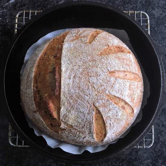 Rye yoghurt sourdough