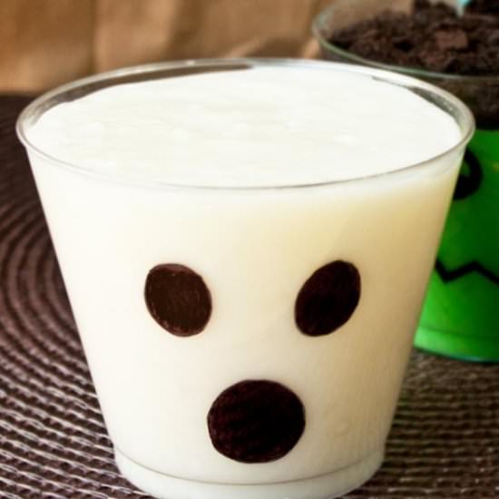 Halloween Pudding Cups