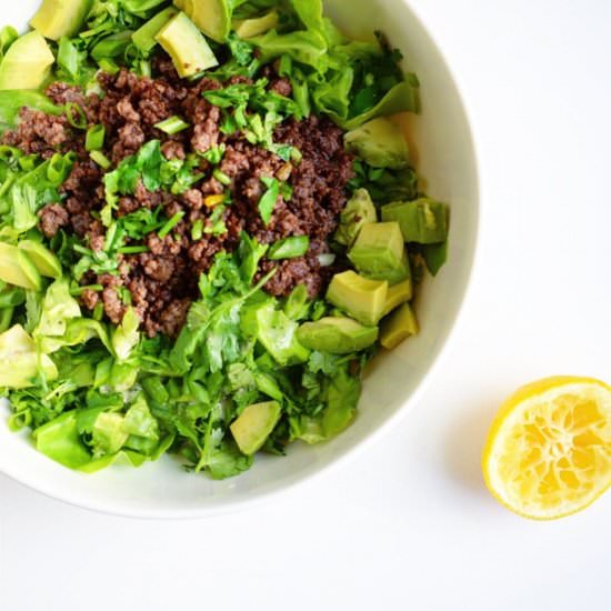 Roasted Lemon Crispy Beef