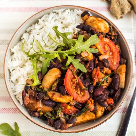 Madagascan bean stew