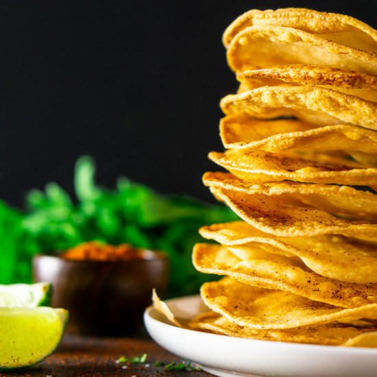 Homemade Tostada Shells