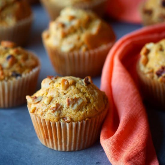Brown Butter Pumpkin Muffins