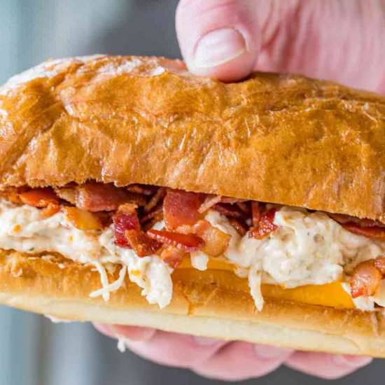 Chicken Bacon Ranch Sandwiches