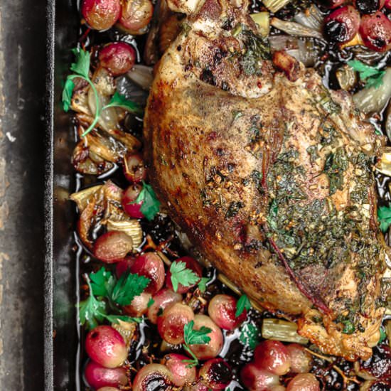 Garlic Herb Roast Turkey Breast