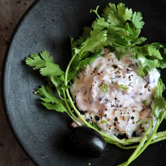 Indian Blackberry Raita
