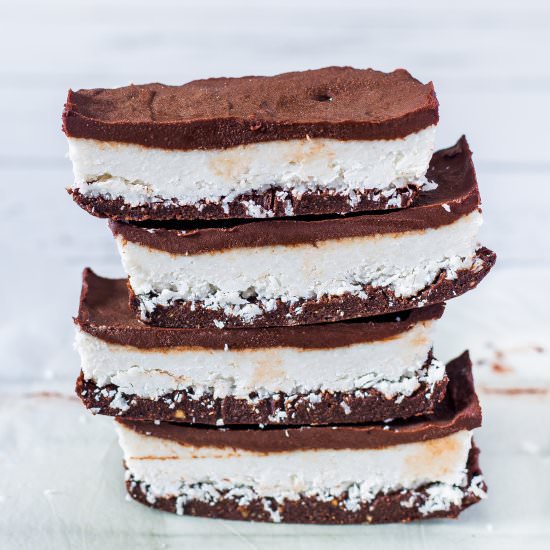 Bounty Slice with Brownie Base