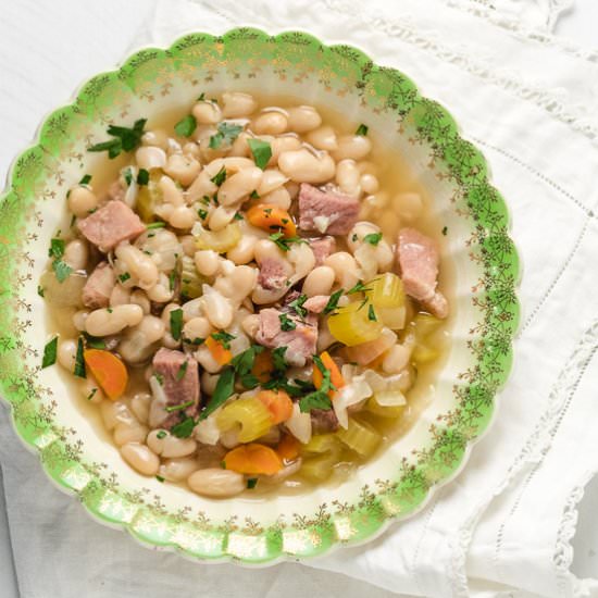 Instant Pot Ham and Bean Soup