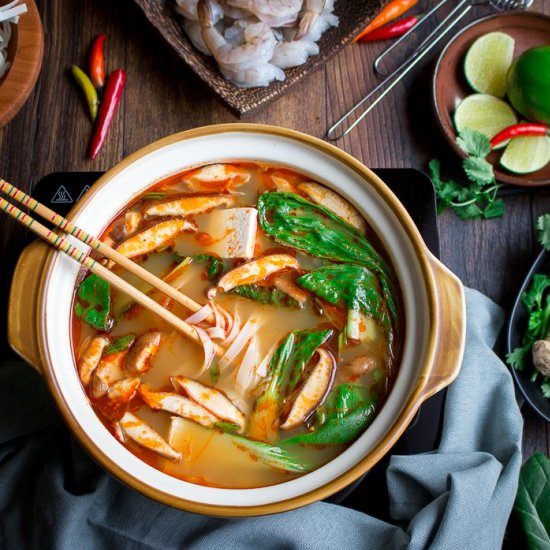 Simple Spicy Thai Hot Pot