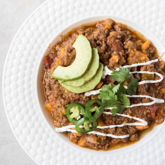 Turkey Sweet Potato Chili