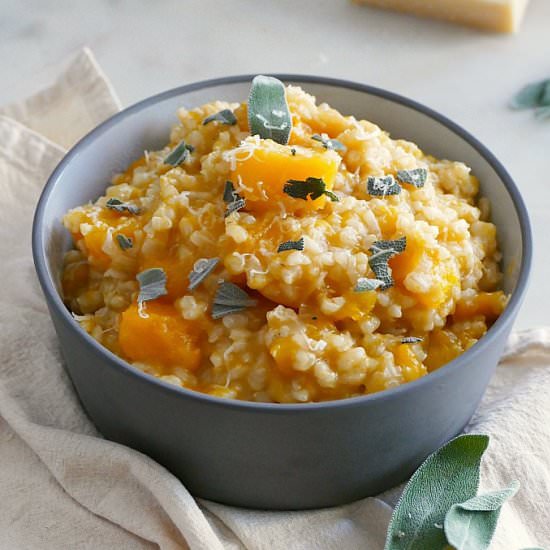 Butternut Squash Brown Rice Risotto